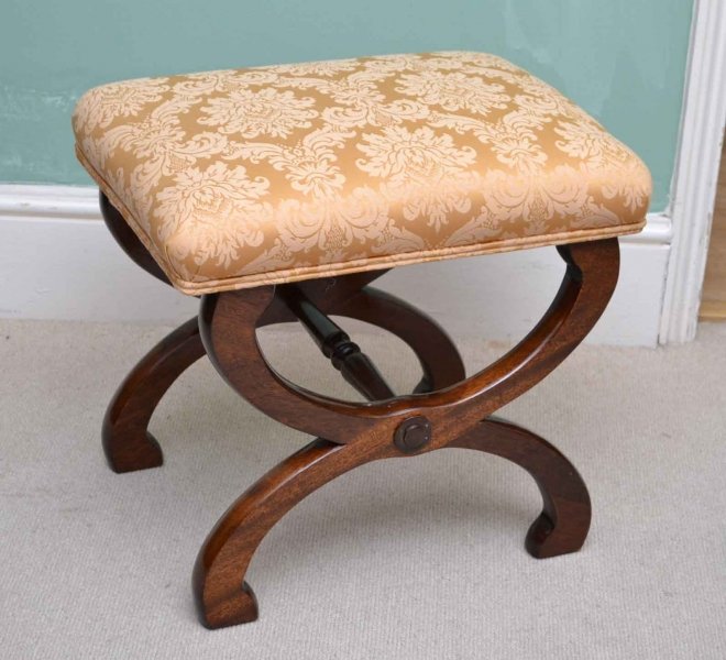 Antique  English Victorian Mahogany Stool  C1890 | Ref. no. 03961 | Regent Antiques