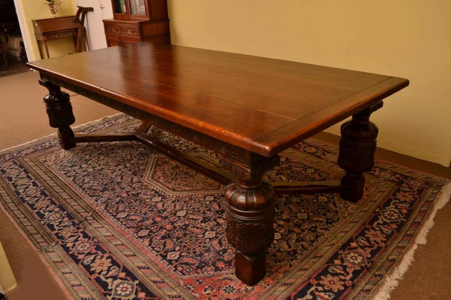 harrods large solid oak refectory table harrods large solid oak refectory table