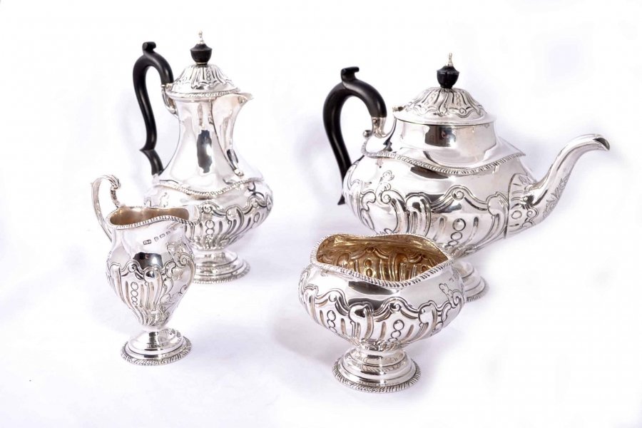 Antique English Silver Tea & Coffee Set  London 1906 | Ref. no. 04042 | Regent Antiques