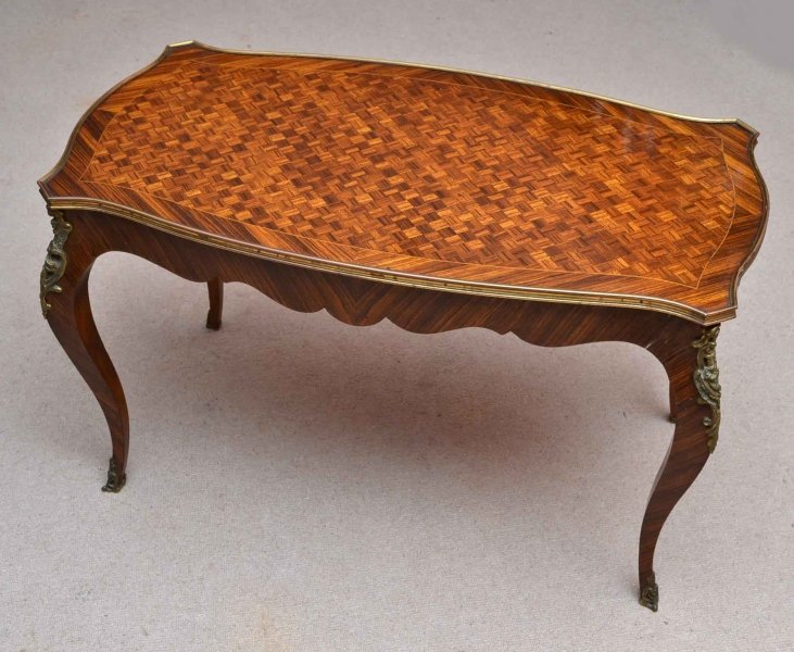 Vintage French Kingwood Parquetry Coffee Table | Ref. no. 04096 | Regent Antiques