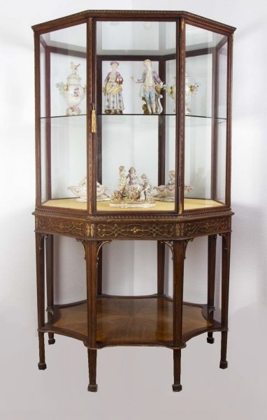 Antique Victorian Chippendale Display Cabinet c.1880 | Ref. no. 04107 | Regent Antiques
