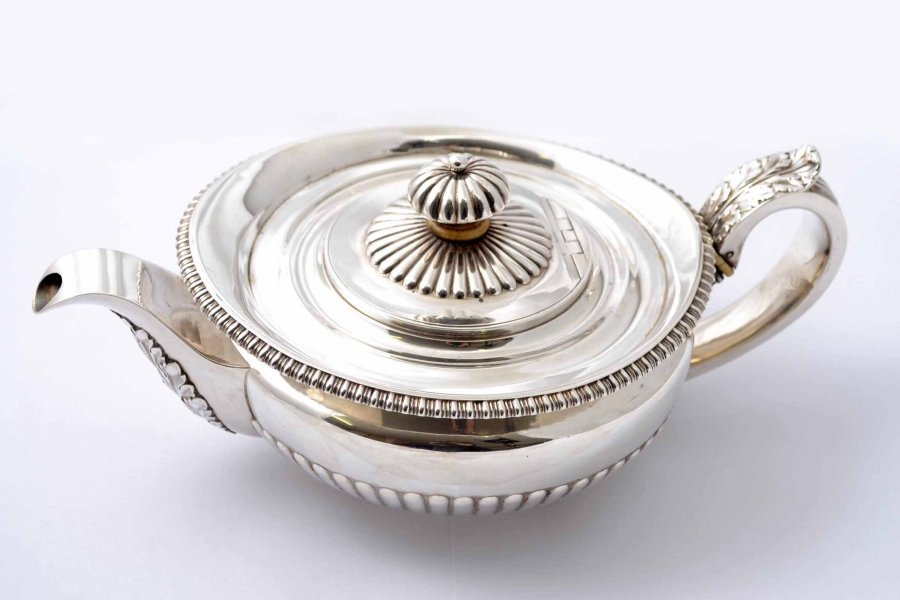 Antique English Georgian Silver Teapot London 1819 | Ref. no. 04152 | Regent Antiques