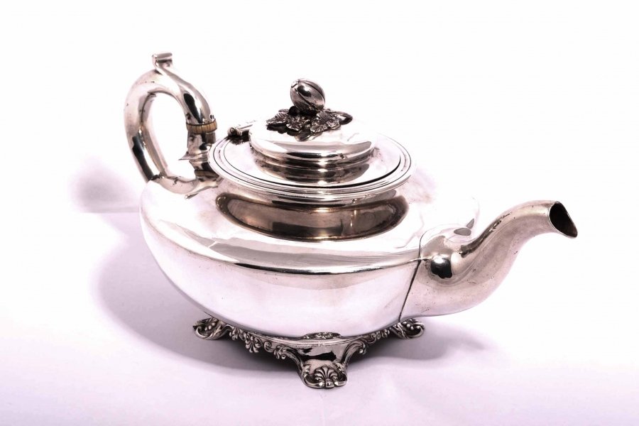 Antique Victorian Silver Teapot | Antique Silver Teapot | Ref. no. 04164 | Regent Antiques