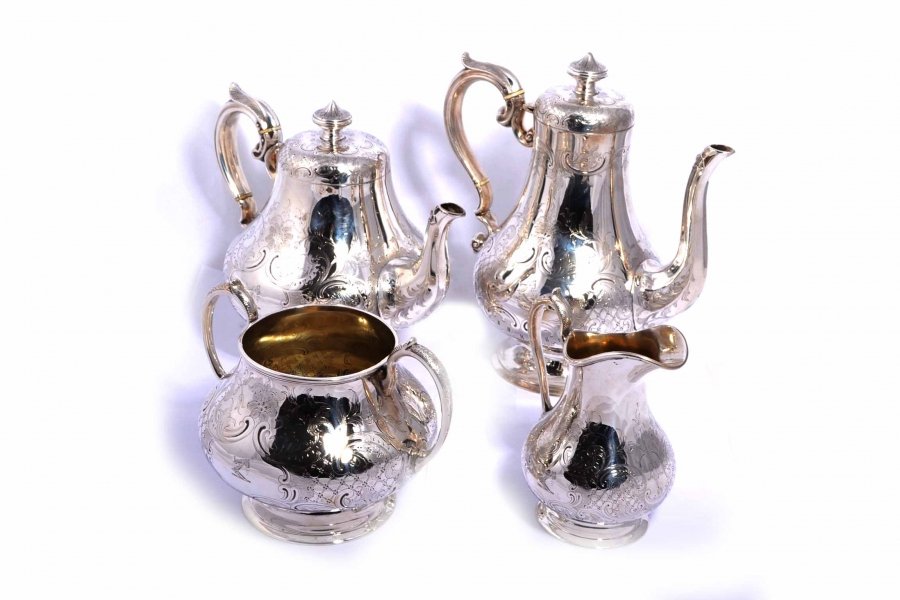 Antique  Silver Tea & Coffee Set Sheffield 1856 | Ref. no. 04167 | Regent Antiques