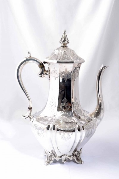 Antique English  Silver Coffee Pot London 1852 | Ref. no. 04202 | Regent Antiques