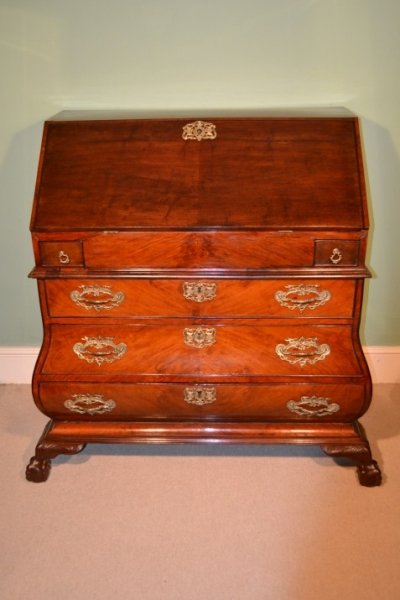 Antique Dutch  Walnut Bombe\' Bureau C 1760 | Ref. no. 04228 | Regent Antiques