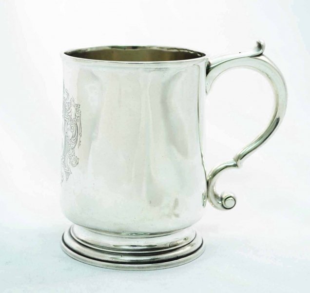 Antique  Silver 1 pint Mug By Paul de Lamerie 1731 | Ref. no. 04277 | Regent Antiques