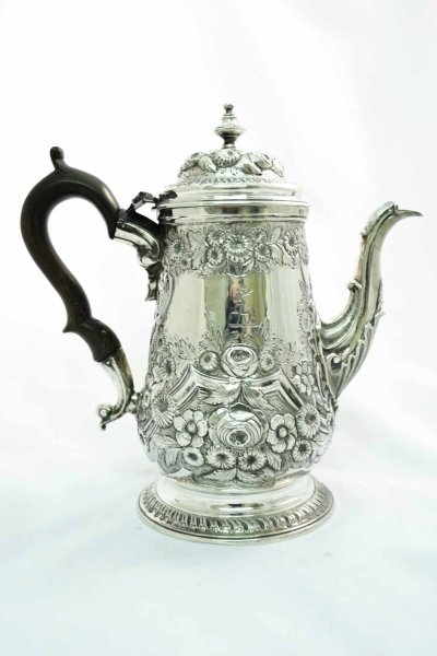 Antique English George II Silver  Coffee Pot 1753 | Ref. no. 04283 | Regent Antiques