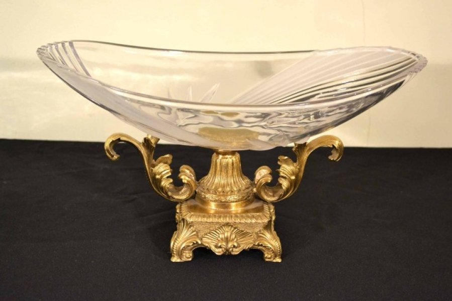 Cut Glass & Gilded Bronze Centrepiece Bowl | Ref. no. 04347a | Regent Antiques