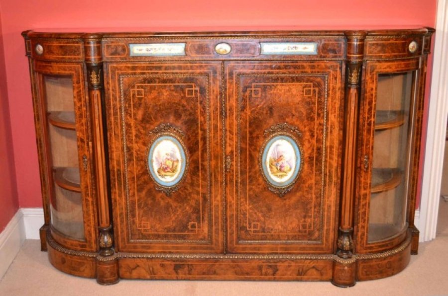 Antique Victorian Credenza Sevres Plaques c.1860 | Ref. no. 04385 | Regent Antiques