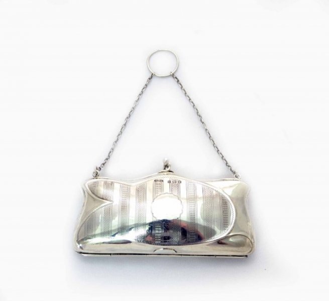 Antique Edwardian  Sterling Silver Purse  1917 | Ref. no. 04393 | Regent Antiques
