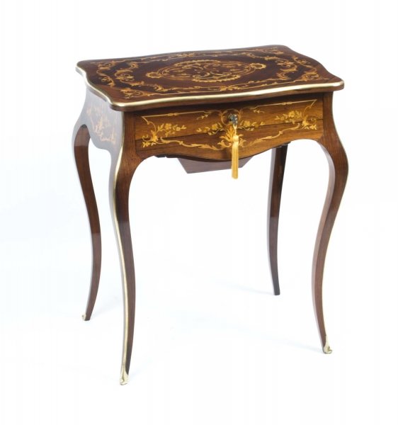 Antique French Kingwood Work Table c.1890 | Ref. no. 04885 | Regent Antiques