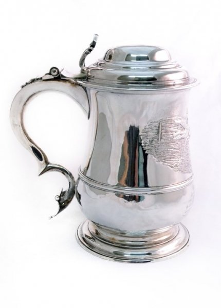 Antique George II Silver Tankard Mug London 1743 | Ref. no. 04910 | Regent Antiques