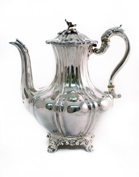 Antique English Silver Coffee Pot Newcastle 1838 | Ref. no. 04913 | Regent Antiques