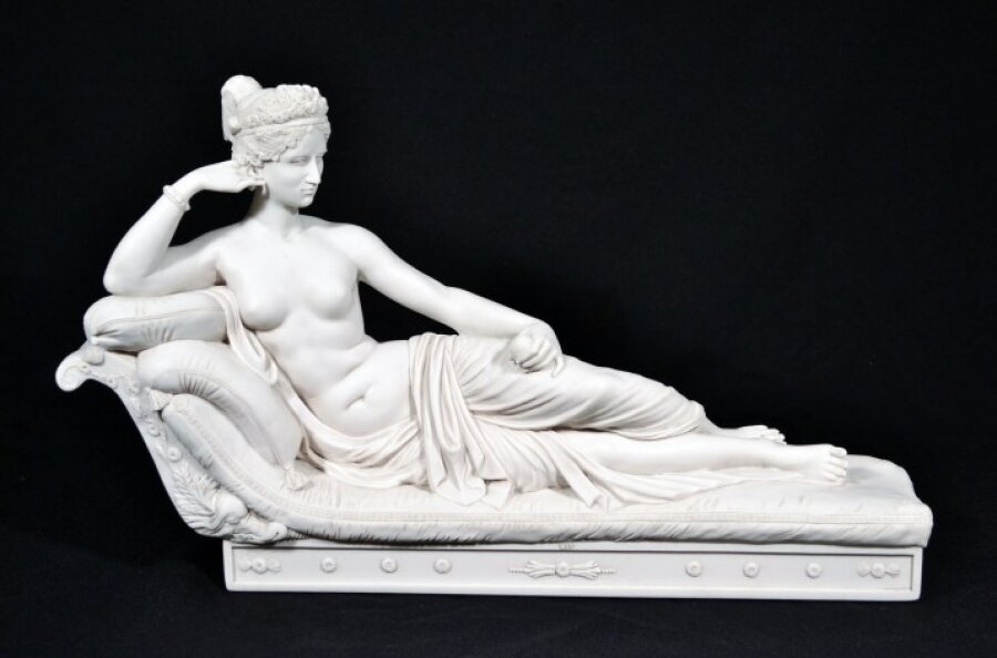 Stunning Marble Paulene Bonaparte as Venus Reclining | Ref. no. 04931 | Regent Antiques