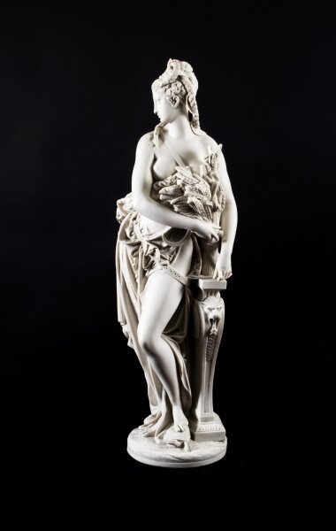 Stunning Classical  Lady Marble Figure A. Carrier | Ref. no. 04932 | Regent Antiques