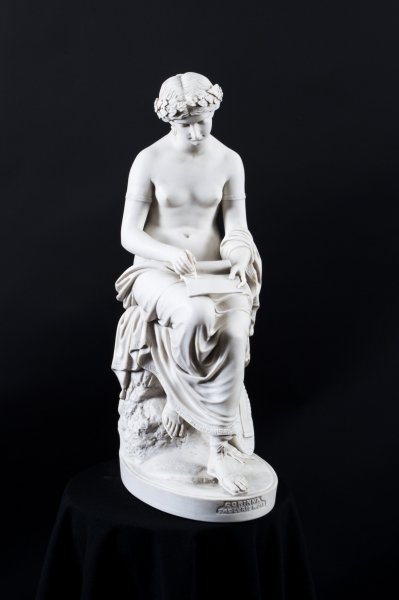 Elegant Classical Lady Corrina Lyric Muse Marble Figure | Ref. no. 04933a | Regent Antiques