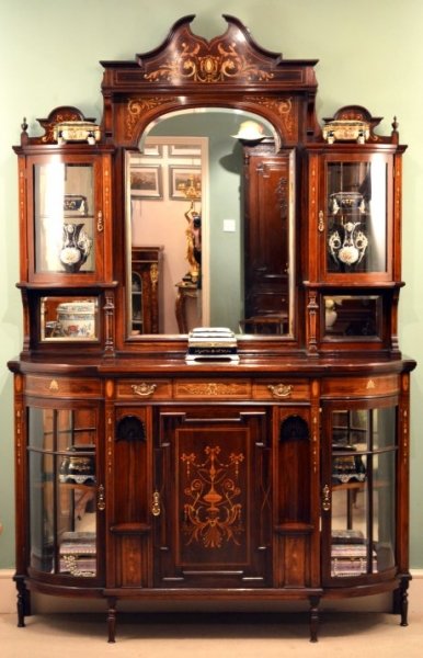Antique Edwardian Inlaid  Cabinet Sideboard Shoolbred | Ref. no. 04973 | Regent Antiques