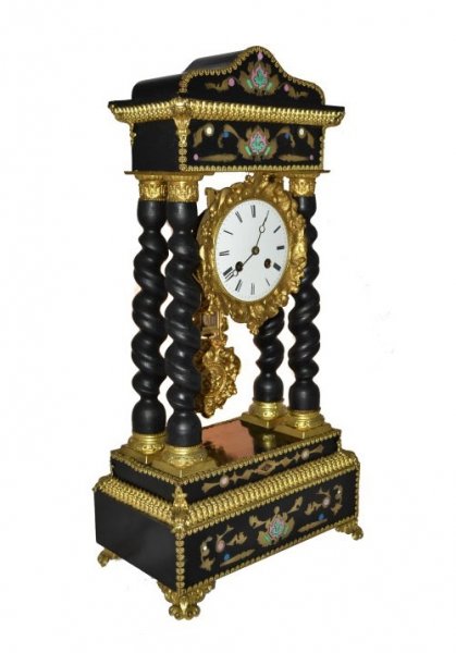 Antique French Gilt Bronze Boulle Portico Clock c.1870 | Ref. no. 05188 | Regent Antiques