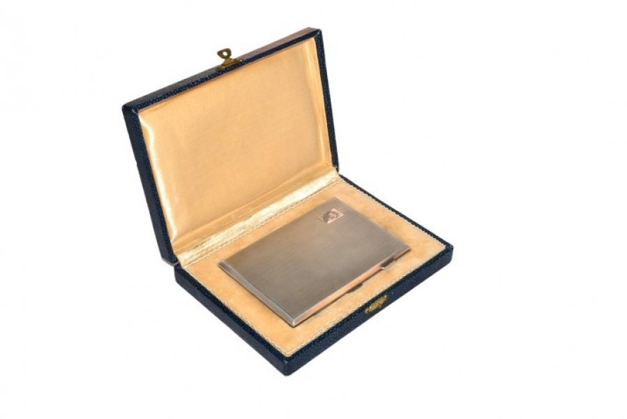 Antique English Sterling Silver Cigarette Case 1921 | Ref. no. 05211 | Regent Antiques