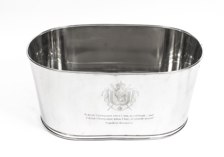Vintage Large 8 Bottle Wine Champagne Cooler Ice Bucket 20th Century | Ref. no. 05222L | Regent Antiques