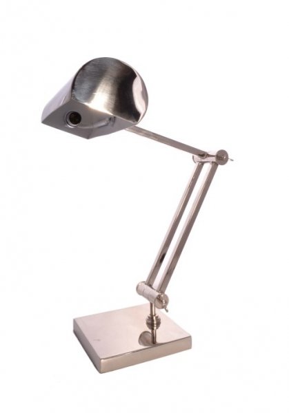Elegant Art Deco Chrome Adjustable Desk Lamp | Ref. no. 05233 | Regent Antiques