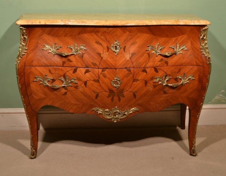 Antique French Kingwood Marquetry Commode c.1900 | Ref. no. 05375a | Regent Antiques
