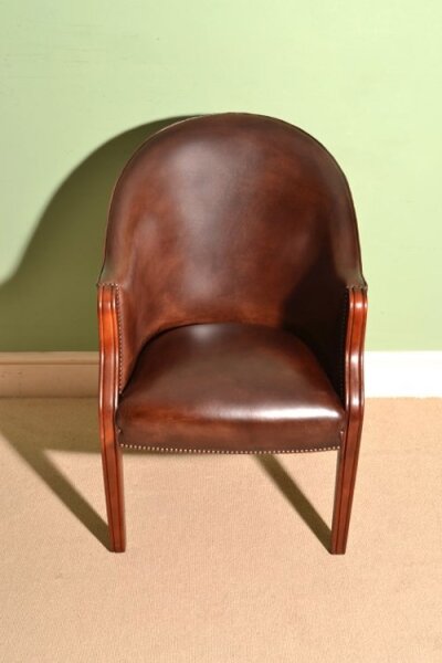 Bespoke English Handmade Leather Desk Chair  Hazel | Ref. no. 05388 | Regent Antiques