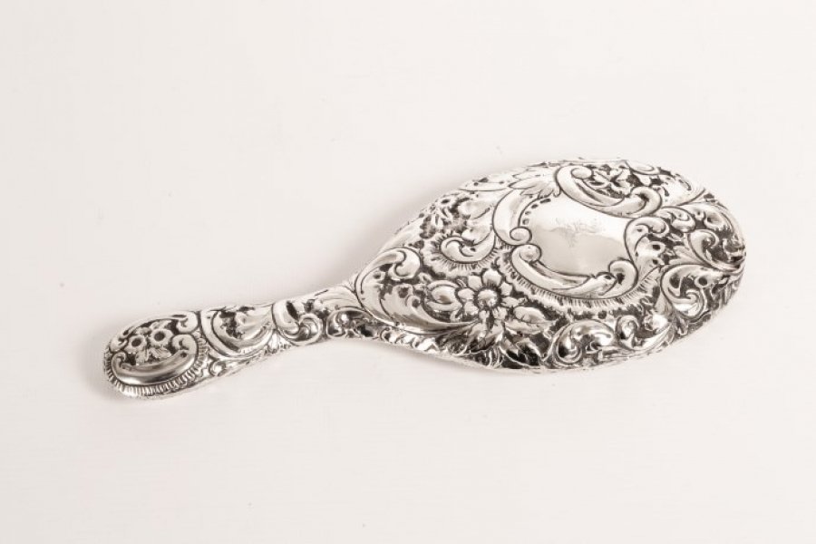 Antique Edwardian Sterling Silver Hand Mirror | Ref. no. 05462 | Regent Antiques