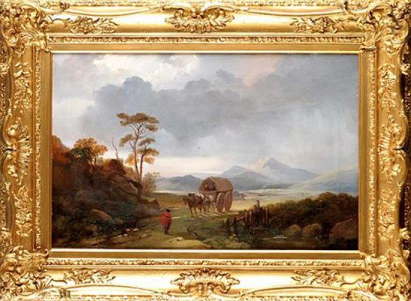 Antique Victorian Oil Painting Edward Train 1851 | Ref. no. 05490 | Regent Antiques