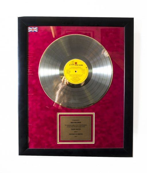 A Framed Frank Sinatra Gold Disc Released in 1977 | Ref. no. 05568 | Regent Antiques