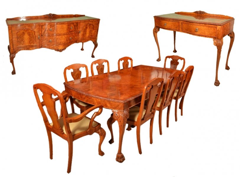 Vintage Dining Suite Dining Table 8 Chairs 2 Sideboards | Ref. no. 05686 | Regent Antiques