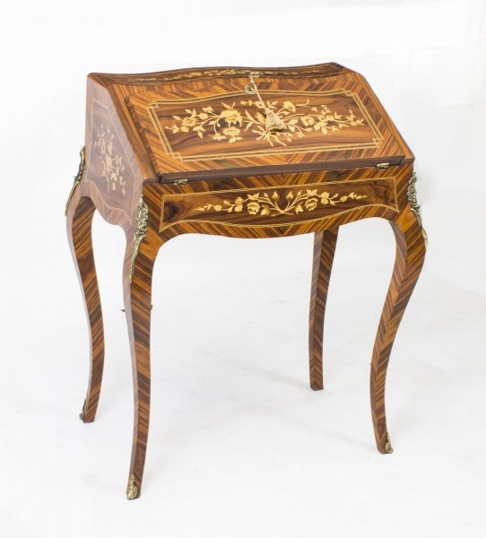 French Rosewood Louis XV Style Marquetry Bureau | Ref. no. 05771 | Regent Antiques