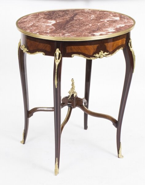 Vintage Louis Revival Rouge Marble Topped Occasional Centre Table 20th C | Ref. no. 05772 | Regent Antiques