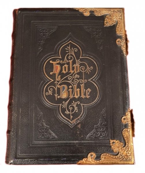 Antique Victorian Family Bible 1899 Leather Bound | Ref. no. 05896 | Regent Antiques