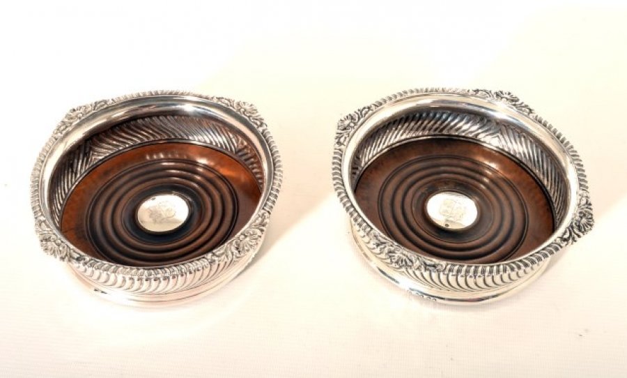 Antique Pair Coasters by Paul Storr London 1825 | Ref. no. 05910 | Regent Antiques