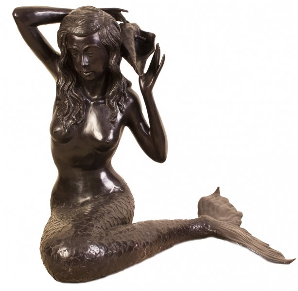 Stunning Bronze Mermaid Fountain Siren | Ref. no. 06060 | Regent Antiques