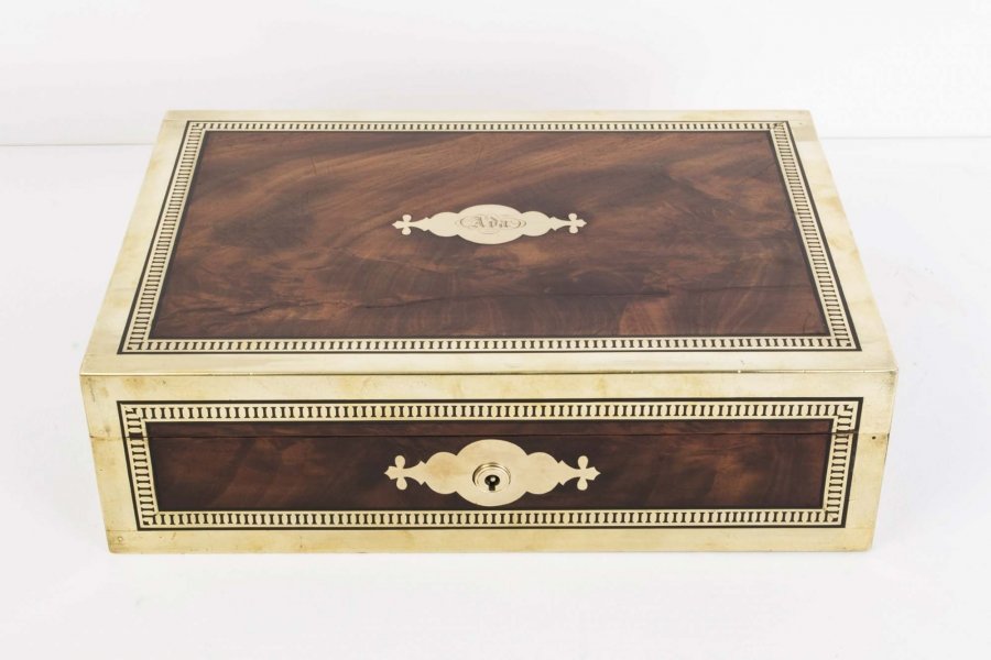 Antique Regency Mahogany Jewellery casket.1830 | Ref. no. 06113 | Regent Antiques