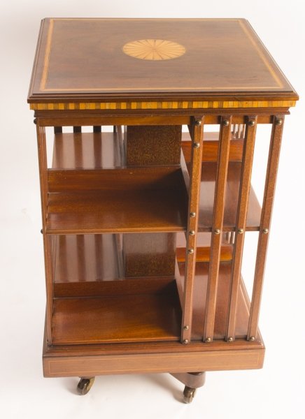 Antique Edwardian Revolving Bookcase c.1900 | Ref. no. 06143 | Regent Antiques
