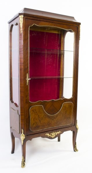 Vintage French Kingwood Display Cabinet / Vitrine | Ref. no. 06172 | Regent Antiques