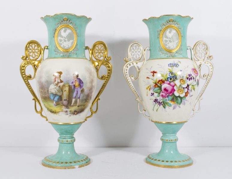 Antique Pair Limoges Ref No 06189 Regent Antiques