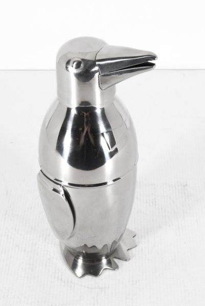Art Deco Style Penguin Cocktail Martini Shaker | Ref. no. 06193s | Regent Antiques
