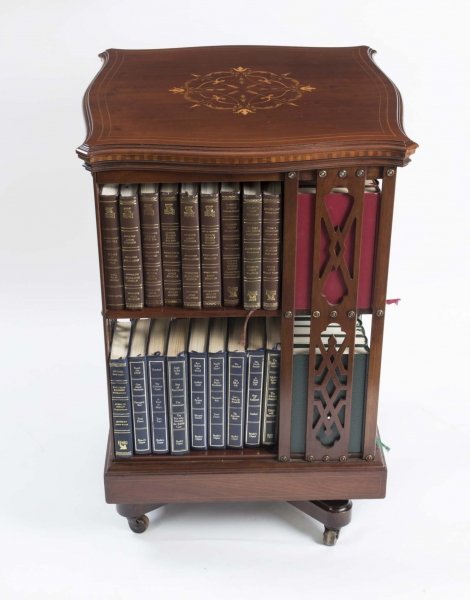 Antique Edwardian Mahogany Revolving Bookcase c.1900 | Ref. no. 06264 | Regent Antiques