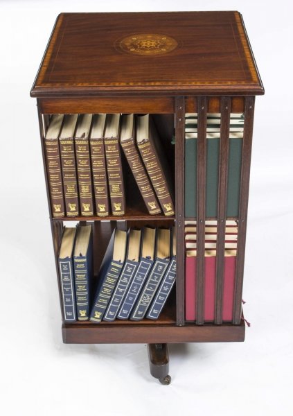 Antique Edwardian Mahogany Revolving Bookcase c.1900 | Ref. no. 06342 | Regent Antiques