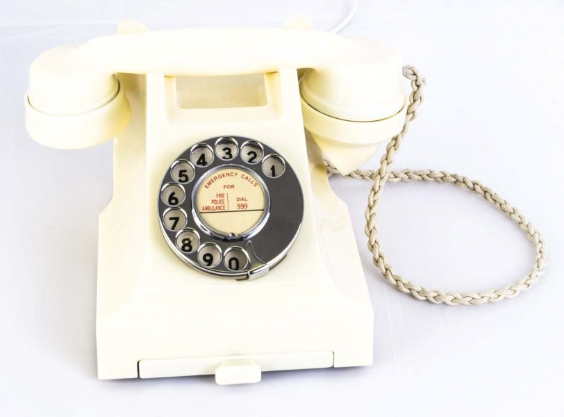 Vintage Ivory Colour 332 Telephone 1954 ATM | Ref. no. 06344 | Regent Antiques