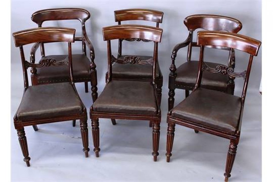 Antique Set William IV Dining Chairs Mahogany | Ref. no. 06371 | Regent Antiques