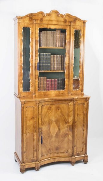 Antique Austrian  Biedermeier Fruitwood Cabinet Bookcase c.1830 | Ref. no. 06424 | Regent Antiques