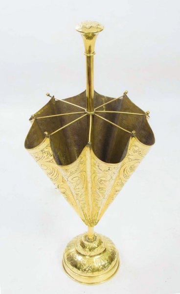 Antique Brass Umbrella Stand c.1920 | Ref. no. 06467 | Regent Antiques