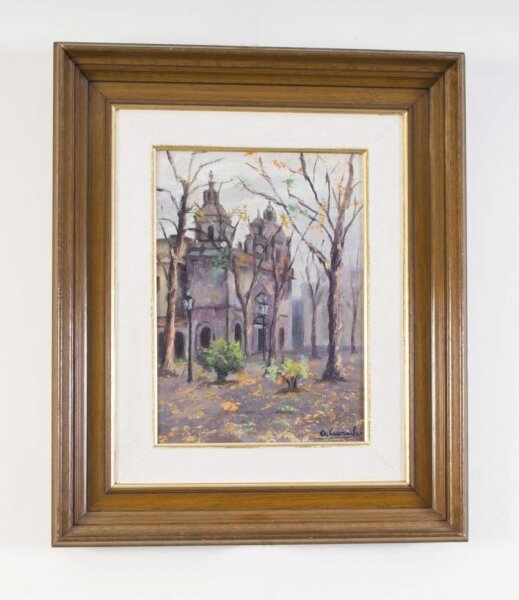 Vintage Oil on Canvas Landscape by A Camacho | Ref. no. 06514 | Regent Antiques