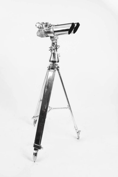 Vintage German Busche 10x80 Binoculars On Stand c.1940 | Ref. no. 06599 | Regent Antiques